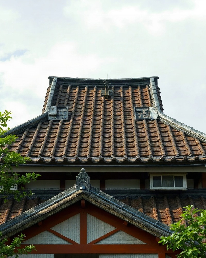 住宅の屋根の例