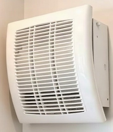 交換用の無地の換気扇と仕様確認のイメージ（説明用のイメージ）
