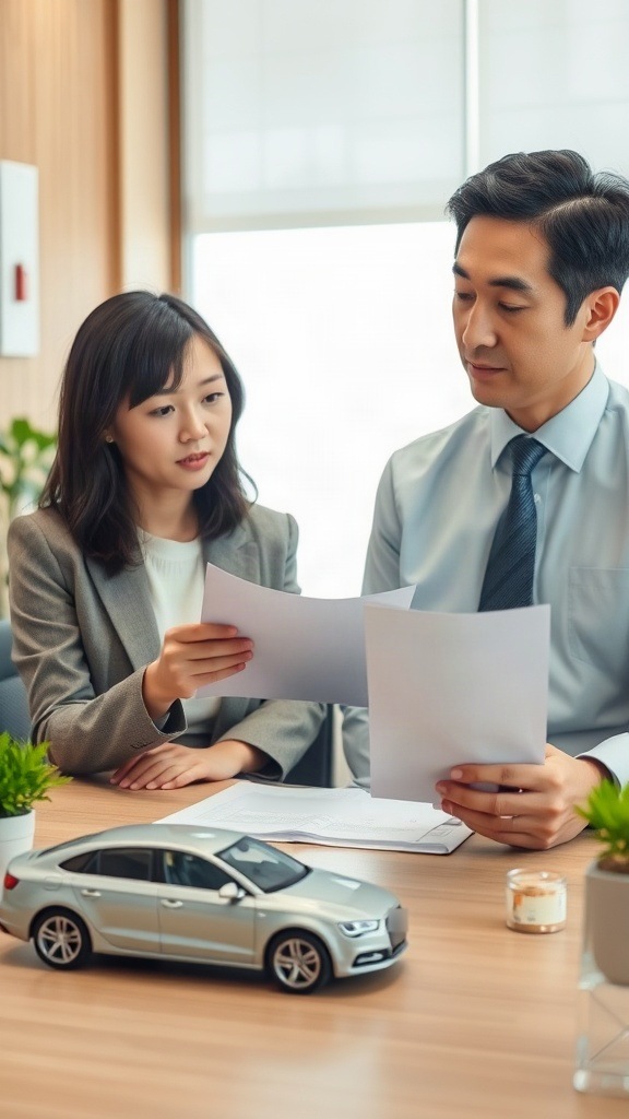 事故の経過と受け取った書類を整理するイメージ
