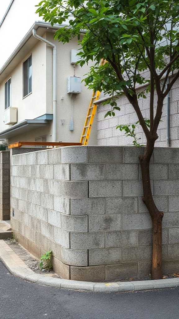 撤去後の外構計画を机上で相談するイメージ（説明用のイメージ）