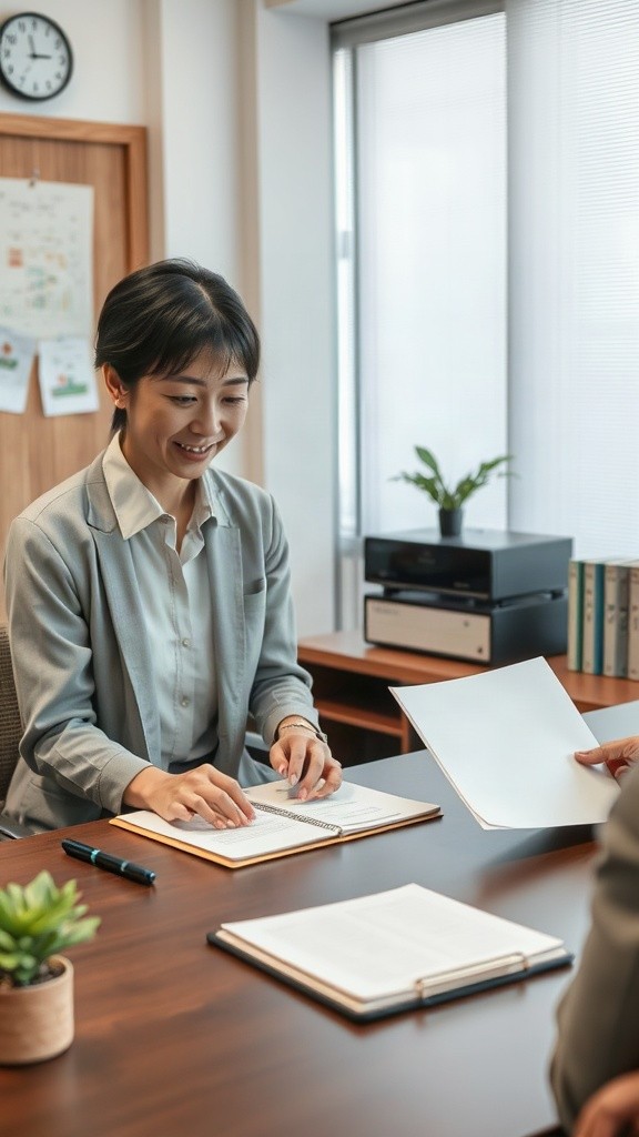 依頼範囲と精算条件を確認するイメージ