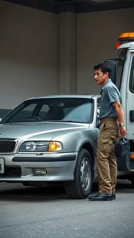 動かない車の買取と引き取り条件の確認イメージ